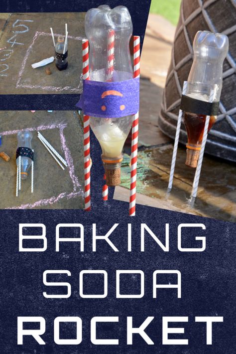 Baking Soda Rocket, Space Activities For Kids, Space Preschool, Stem Ideas, Science Camp, Diy Science Experiments, Monday Funday, Sistem Solar, Summer Science