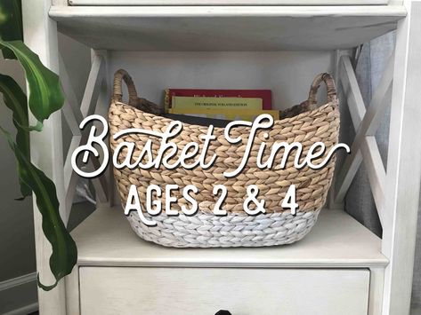 Preschool Morning Basket Ideas, Montessori Morning Basket, Morning Basket Ideas Preschool, Morning Basket Homeschool Preschool, Charlotte Mason Morning Basket, Toddler Morning Basket Ideas, Preschool Morning Basket, Morning Basket Ideas Toddlers, Kindergarten Morning Basket