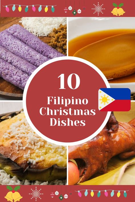 Popular Filipino Christmas foods Pinoy Christmas Food, Filipino Christmas Recipes, Filipino Bread Recipe, Colorful Lanterns, Filipino Christmas, Easy Filipino Recipes, Philippines Food, Season Of Giving, Foreign Food