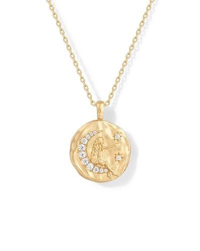 Amazon.com: PAVOI 14K Yellow Gold Plated Engraved Hammered Coin Pendant Necklace for Women | Bohemian Pendant Necklaces | Inspirational Secret Phrase Find your Calm : Clothing, Shoes & Jewelry Stars Clothing, Coin Pendant Necklace, Jewelry Images, Chain Necklaces, Adjustable Necklace, Coin Pendant, Necklace For Women, Pendant Necklaces, Rhodium Plated