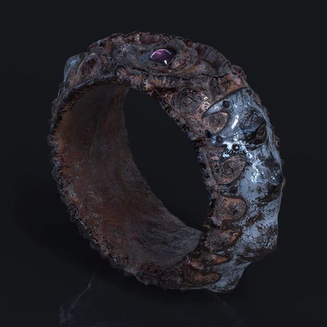 Fantasy Ring, Hideyuki Ashizawa on ArtStation at https://www.artstation.com/artwork/Vg1md8 Magic Ring Fantasy Art, Fantasy Ring Art, Rings Fantasy Art, Magic Ring Art, Ring Fantasy Art, Fantasy Ring Concept Art, Fantasy Artifact, Ring Concept Art, Fantasy Rings Magic