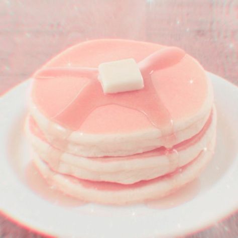 Pink Pancakes, Pink Pancake, Recipe Pancakes, Luxury Vibes, Pink Snacks, Pink Sweets, Pink Cafe, Kawaii Cooking, Soft Pink Theme