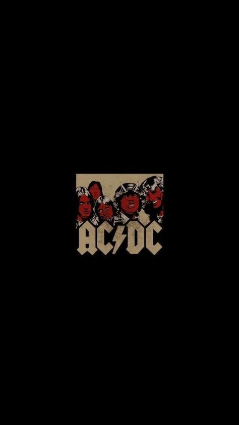 Ac/dc, Wallpaper Aesthetic Vintage, Rock Band Posters, Vintage Music Posters, Wallpaper Music, Wallpaper Retro, Gig Poster, Band Wallpapers, Trippy Wallpaper