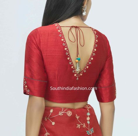 Blouse Design Latest, Red Blouse Design, Bridal Blouse Design, Latest Blouse Designs, Blouse Back Neck, Traditional Blouse Designs, Fashionable Saree Blouse Designs, Blouse Back Neck Designs, Blouse Design Images