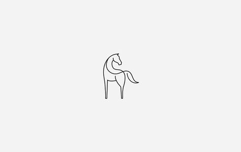 Horse ; Illustrate , Line Drawing Simple Tattoo Illustration, Horse Tiny Tattoo, Minimalist Horse Drawing, Simple Horse Tattoo Line Drawings, Horse Tattoo Drawing, Horse Illustration Cute, Tattoos For Horses, Equestrian Tattoo Small, Horse Ear Tattoo