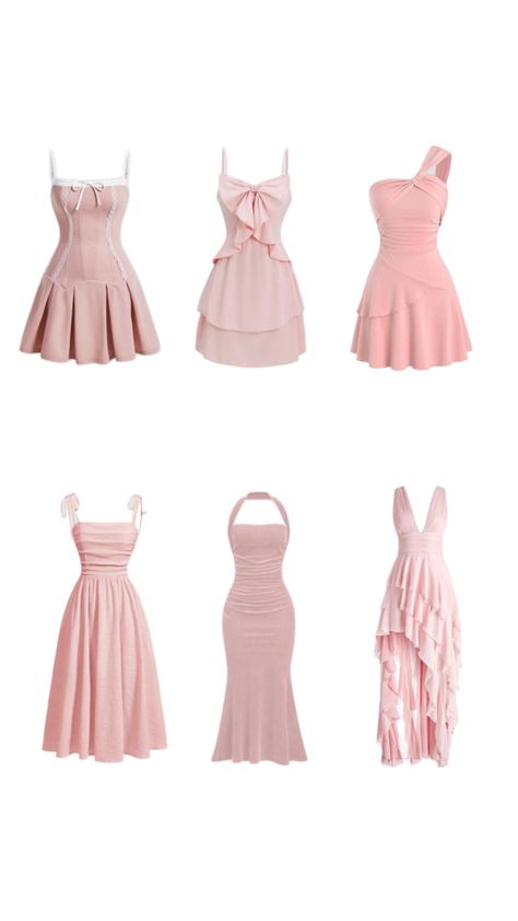 #pink #pinkdress #dress #pickadress #cute #coquette #coquettestyle 8th Grade Graduation Dress, Graduation Dresses For 8th Grade, 8th Grade Graduation Outfit Ideas, 8th Grade Graduation Dresses, Grade 8 Grad Dresses, 18th Birthday Outfit, Grad Outfits, 8th Grade Graduation, Cut Clothes