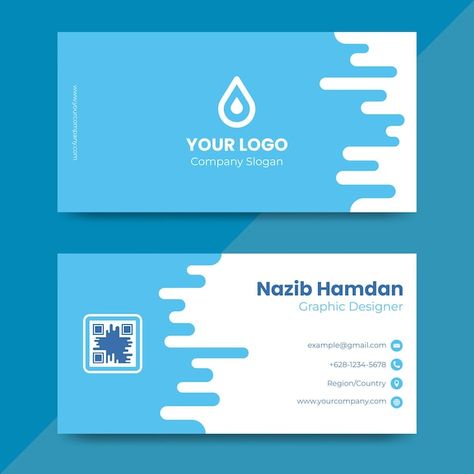 Water or cleaning company business card ... | Premium Vector #Freepik #vector #logo #business-card #banner #business Cleaning Service Business Cards, Cleaning Service Logo, Company Business Cards, Water Company, Cleaning Business Cards, Service Business, Cleaning Company, Cleaning Companies, Free Business Cards