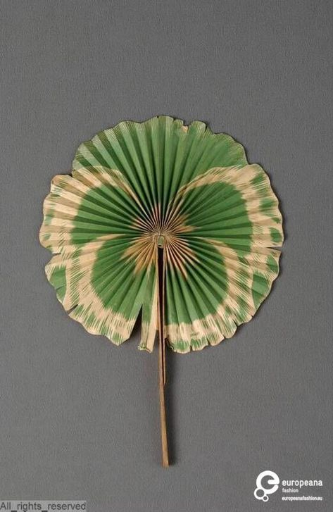 Antique Fans, Paper Fan, Japanese Fan, Floral Paper, Vintage Fans, Hand Fans, Paper Fans, Hand Held Fan, Pansies