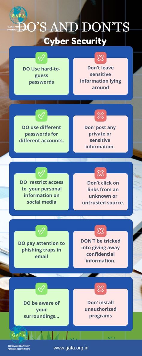 Please don't take your #security for granted. Theses small tips are your handy daily reminders of #cybersecurity  Cyber security tips by GAFA Cybersecurity Tips, Fraud Prevention, Password Security, Technology Hacks, Computer Security, Everyday People, Security Tips, Daily Reminders, Network Security