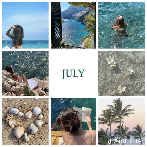 July Aesthetic Month, Months As People, Dump Acc, July Aesthetic, Blue Girl, Moodboard Aesthetic, Film Photo, S Aesthetic, Mood Board Design