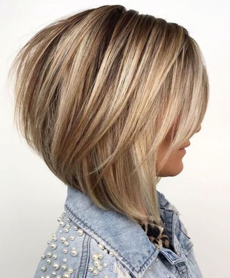 Long Hair Bobs With Layers, Undercut Long Bob Thick Hair, Bob Hairstyles With Highlights Brunette, A Line Bob With Highlights, Textured Angled Bob Medium, Stacked Lob Haircut For Fine Hair, Round Layered Bob, Hair Trends For 2023 For Women, 90s Lob Layers