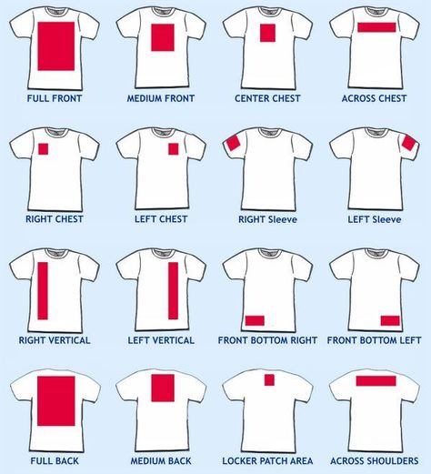 T shirt art locations chart | Shirt logo design, Tshirt design inspiration, Fashion logo design Mode Logos, Design Kaos, Desain Buklet, Shirt Logo Design, Textil Design, Tshirt Design Inspiration, Idee Cosplay, Restaurant Logo, Shirt Design Inspiration