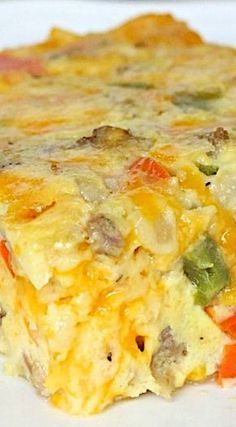 Egg Sausage, Egg Bake, Cheese Breakfast, Cooking For A Crowd, Egg Muffins, Egg Casserole, Quiche Recipes, Breakfast Recipes Casserole, Breakfast Bake