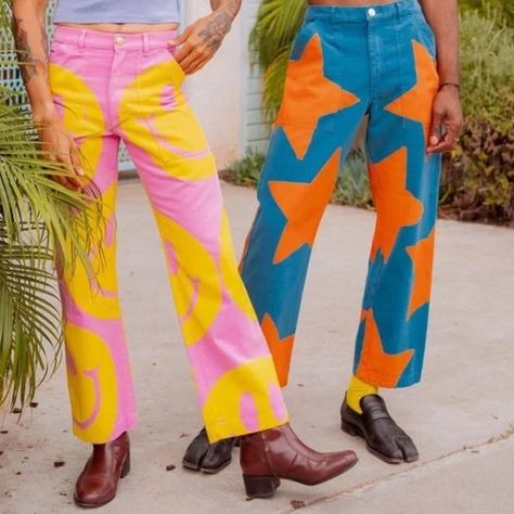 Reposhing This Item I Purchased From @Lulark. These Are New And Unworn, Sadly They Don't Fit Me The Way I Had Hoped. Questions? Leave A Comment Below! Vegetable Diet, Orange Star, Funky Pants, Big Bud Press, Wishlist 2024, Mode Chic, Maximalism, Clothing Inspiration, Sample Sale