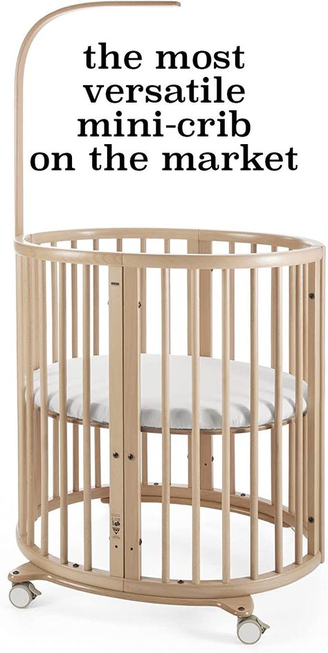 Four. Beds. in one! Oval Crib, Stokke Sleepi, Mini Crib, Top Baby Products, Natural Baby, Baby Products, Cribs, Mattress, Cots