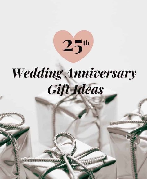 Discover unique and nice ideas for a 25th anniversary wedding gift. Find the perfect gift for your love or your favorite couple! 25th Anniversary Gifts For Husband Silver, 25th Anniversary Gift Ideas For Him, Gift For 25th Wedding Anniversary, Gifts For 25th Wedding Anniversary Ideas, 25th Anniversary Gift Ideas Couple, 25th Anniversary Gifts For Friends, 25 Anniversary Ideas, Ideas For 25th Wedding Anniversary, 25th Anniversary Ideas