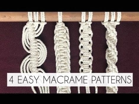 Macrame Patterns Beginner Step By Step Free, Macrame Square Knot Patterns, 3 Cord Macrame Pattern, Macrame Tutorial Beginner Step By Step How To Make, How To Macrame For Beginners Tutorials, Macrame Knots Step By Step Patterns, Macrame Square Knots Step By Step, Free Macrame Patterns Tutorials Projects, Macrame Wall Art Tutorial