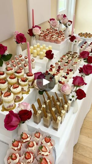 7.2K views · 1.4K reactions | Leyla’s berry🍓 first birthday.   #dmvdesserts #berryfirstbirthday #dmvdesserttables #sweetlysavored #dmvdessert | Sweetly Savored | DMV Mini Luxury Desserts & Tables | arabella.stokes · idea 22 — gibran alcocer Birthday Snack Table, First Birthday Dessert Table, Sweets Table Ideas, Luxury Desserts, Desert Buffet, Party Canapes, Buffet Set Up, Dessert Table Birthday, Berry First Birthday