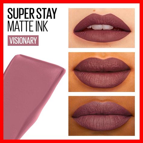 Ink Your Lips In Up To 16 Hours Of Saturated Liquid Matte Lip Color. Superstay Matte Ink Un-Nude Liquid Lipstick Features A Unique Arrow Applicator For Precise Delivery. Maybelline's Long Lasting, Nude Liquid Lipstick Is Available In A Range Of Impactful Neutral Lip Shades That Defy Convention. Net Wt. 0.17 Fl. Oz / 5 Ml New And Unused. Maybelline Super Stay Ink Crayon, Maybelline Vivid Matte Liquid, Maybelline Super Stay Matte Ink, Maybelline Color Sensational Lipstick, Neutral Lip, Nude Liquid Lipstick, Mauve Lipstick, Plum Lips, Maybelline Lipstick