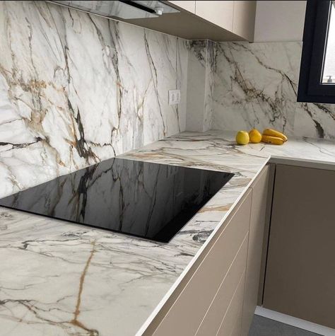 Calacatta Marble Kitchen Countertops, Neolith Calacatta Luxe Kitchen, Calacatta Paonazzo Marble Kitchen, Neolith Calcutta Luxe, Modern Kitchen Marble Countertops, Sintered Stone Countertops Kitchen, Kitchen Ideas Marble Countertops, Neolith Countertop Kitchens, Calacatta Backsplash