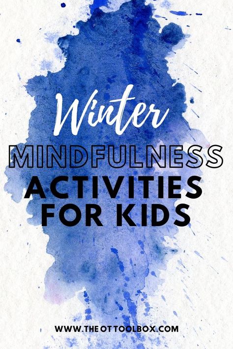 These winter mindfulness exercises are strategies to help kids cope and regulate emotions or sensory needs. Winter mindfulness for kids! Winter Mindfulness Activities, Winter Mindfulness Activities For Kids, Winter Mindfulness, Fun Mindfulness Activities, Auditory Processing Activities, Mindful Activities For Kids, Mindfulness Activities For Kids, Regulate Emotions, Guided Meditation Scripts