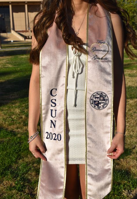 Custom Graduation Sash, Sash Graduation Ideas, Grad Sash Ideas, Graduation Sash Ideas, Grad Sash, Grad Stoles, Medical Graduation, Pink Graduation, Masters Graduation