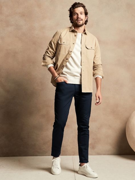 Outfit Hombre Casual, Mens Business Casual Outfits, Smart Casual Men, Fall Outfits Men, Guys Clothing Styles, Elegante Casual, Cool Outfits For Men, Herren Outfit, Smart Casual Outfit