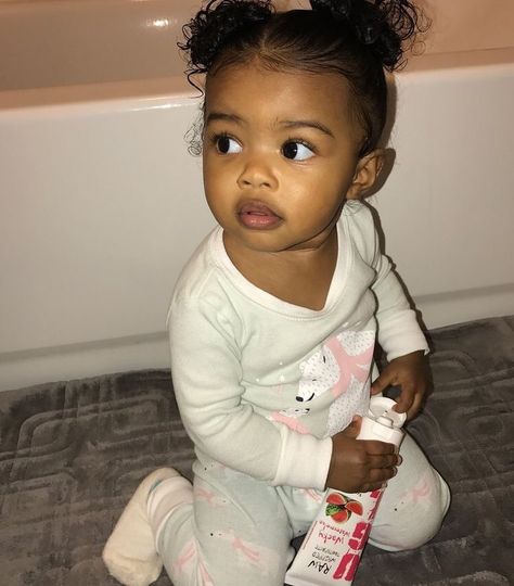 Mix Baby Girl, Cute Mixed Babies, Cute Black Babies, Girl Hairstyle, Beautiful Black Babies, Adorable Babies, Foto Baby, Mixed Babies