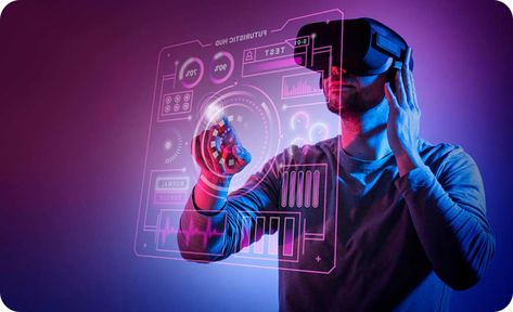 Virtual Reality Development Company - VR Services - Riseup Labs Virtual Reality Glasses, Vr Glasses, Block Chain, Kuantan, Manama, Technology Trends, Fly High, Blockchain Technology, Digital Transformation