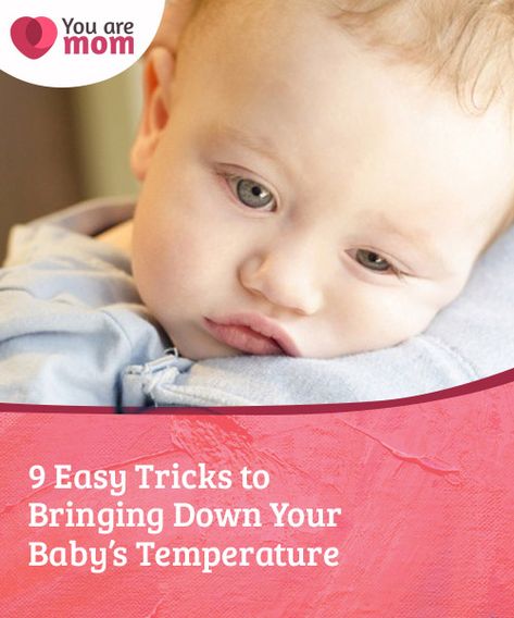 9 Easy Tricks to Bringing Down Your Baby's Temperature   Mommies, don't think twice about bringing down your baby's #temperature if they have a fever. A high fever can be very #dangerous for small #children.  #Health Infant Fever Remedies, Fever Temperature Picture, Natural Fever Reducer, Break A Fever, Home Remedies For Fever, Fever Temperature, 7 Month Baby, Baby Remedies, 4 Month Old Baby