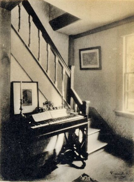 Orchard House, John Brown, Louisa May Alcott, Learn Something New, Vintage Postcard, Massachusetts, Paris France, Piano, Mural