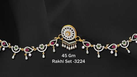 Rakhadi Designs Gold, Rakhdi Borla Designs Gold, Rakhadi Designs, Rajasthani Jewellery, Kids Dress Collection, Bridal Necklace Designs, Gold Bangles For Women, Shiva Tattoo, Dulhan Mehndi