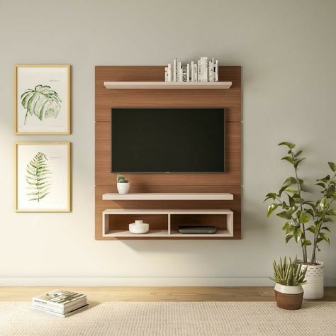 Simple Tv Unit Design, Bedroom Tv Unit Design, Small Tv Unit, Modern Tv Unit Designs, Bedroom Tv Wall, Tv Unit Design Modern, Simple Tv, Tv Unit Furniture Design, Tv Unit Decor