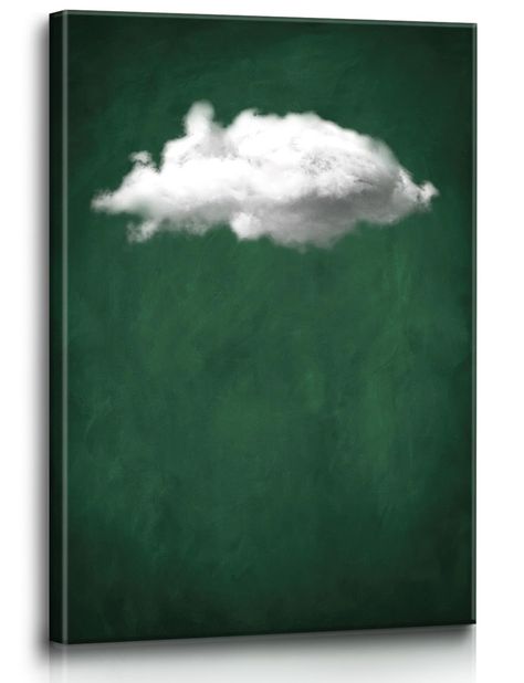 PRICES MAY VARY. Title: QMV Cloud Wall Art Poster Dark Green Abstract Art Print White Clouds Minimalist Picture Decoration Modern Art Rural Nature Landscape Unframed Size: 16x24 Inches. Product Type: Categories > Wall Art > Posters & Prints Abstract Dark Painting, Dark Green Abstract Art, Clouds Minimalist, Dark Green Art, Green Monochromatic, Cloud Wall Art, Large Wall Art Living Room, Green Abstract Art, Poster Dark