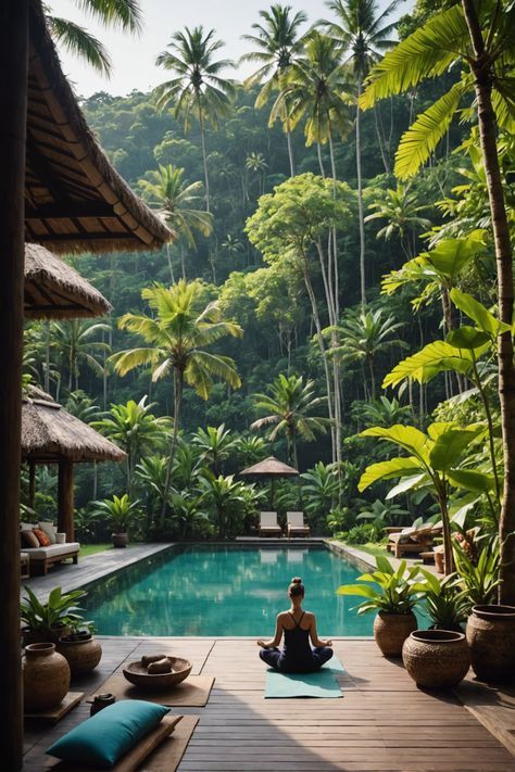 Bali Yoga Retreat, Bali Yoga, Voyage Bali, Manifesting Vision Board, Life Vision Board, Rice Terraces, Bali Travel, Yoga Retreat, Walking In Nature