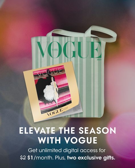 Vogue Digital Subscription Free Subscriptions, Online Accounting, Rococo Style, Exclusive Gift, Customer Care, Supply Chain, Rococo, Free Gifts, Vogue