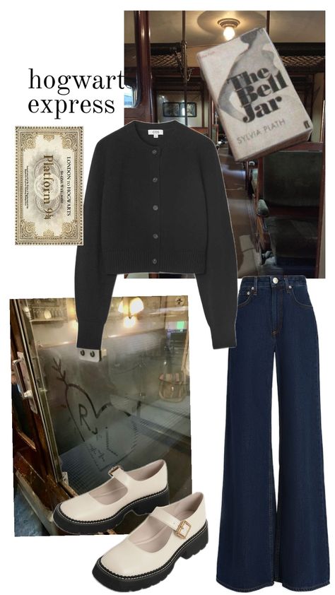 hogwarts express Battle Of Hogwarts Outfit, Hogwarts Outfits Aesthetic, Harry Potter Aesthetic Outfits, Aesthetic Teacher, Battle Of Hogwarts, Elena Gilbert Style, Hogwarts Outfits, Outfit Creator, Express Outfits