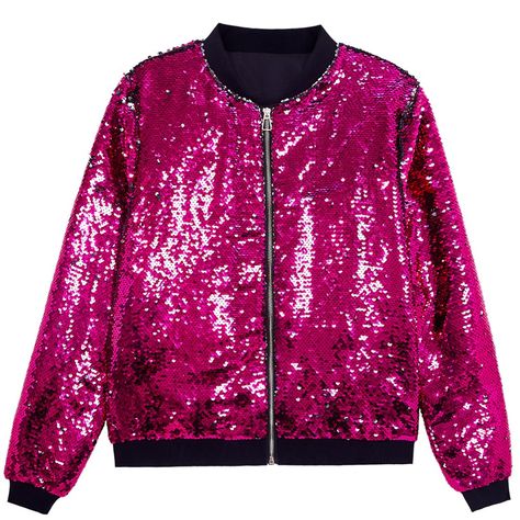 PRICES MAY VARY. SPECIAL OCCASION SEQUIN JACKETS WOMEN: Flip Sequin jackets for women are trendy ans stunning fashion for ladies special occasion like: birthday, party,work out, dance, holiday, halloween, christmas and cosplay time COMFORT SPARKLE BOMBER JACKETS LADIES: Women sparkly varsity jackets are shiny, soft and comfort. The zip up jackets for women are with sequin outside and very soft inside. Comfortable for wear all day TRENDY STYLISH VARSITY FOR WOMEN: Women jackets are with vivid col Varsity Jackets, Up Party, Sequin, Halloween, Design