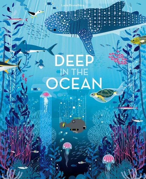 Ocean Books, Ocean Illustration, Underwater Scene, Under The Ocean, Ocean Depth, Ocean Sounds, Chronicle Books, In The Ocean, Underwater World