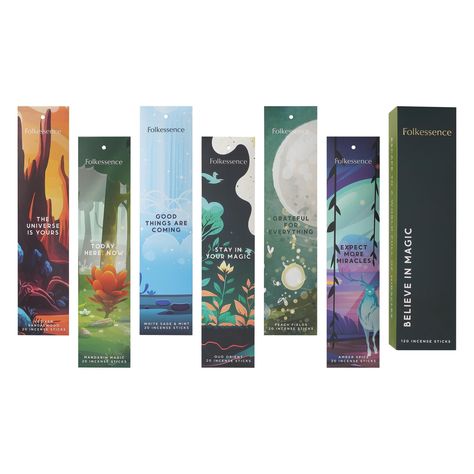 PRICES MAY VARY. Calming Properties - The fragrances of these incense sticks variety pack sticks have enriching healing properties. The calming effect of insents sticks can heal physical ailments and help in emotional balance. Variety Pack with Longetivity - These non - toxic insence-sticks have a burn time of 45 minutes and come with 120 incense sticks in the pack. This incense sticks variety pack does not emit black smoke. Perfect Gift - Invite tranquility into your home with this farmhouse gi Incense Holder Design, Incense Packaging Design, Incense Packaging, Calming Scents, Christmas Gift Sets, Incense Holders, Emotional Balance, Packaging Ideas, Believe In Magic