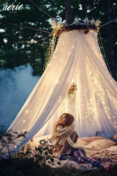 Outdoor Camping Party, Folding Canopy, Bohemian Outdoor, Backyard Canopy, Camping Parties, Backyard Camping, Patio Canopy, Wedding Tent, Backyard Fire