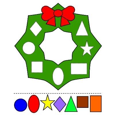 Holidays Preschool Activities, Christmas Learning, Preschool Christmas Activities, Christmas Worksheets, Shapes Preschool, Preschool Christmas Crafts, Christmas Math, Christmas And Winter, Daycare Activities