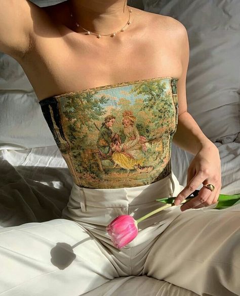 Tapestry Corset, Winter Trends, Fashion Weeks, Mode Inspo, Mode Vintage, Looks Style, Mode Inspiration, Looks Vintage, Corsets