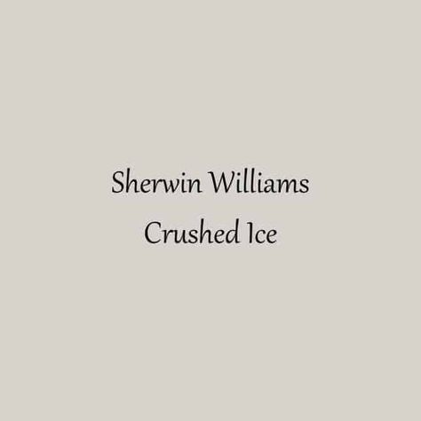 Sherwin Williams Crushed Ice is a gorgeous warm gray paint color that definitely doesn't get as enough love as it should. Today I want to introduce you to this color and tell you why it's so perfect that it deserves a hard look. Wherein Williams Crushed Ice, Crushed Ice Sherwin Williams Bedroom, Stone Paint Color Sherwin Williams, Gray White Paint Color, Crushed Ice Paint Color, Crushed Ice Sherwin Williams, Crushed Ice Paint, Sherwin Williams Crushed Ice, Warm Gray Paint Color