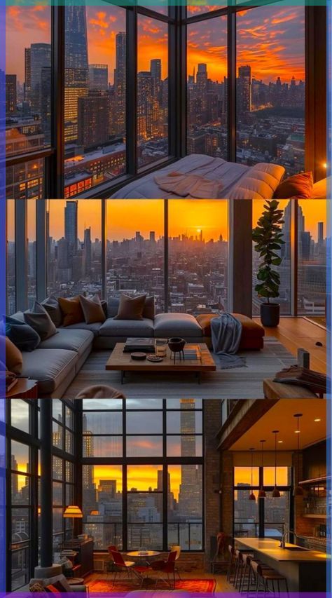 Chicago Penthouse Aesthetic, Blue And Grey Bedroom Decor, Penthouse Apartment New York, Nyc Penthouse Aesthetic, Nyc Penthouse Luxury, New York Penthouse Aesthetic, Small Penthouse Apartment, Fancy Penthouse, Grey Bedroom Decor Ideas