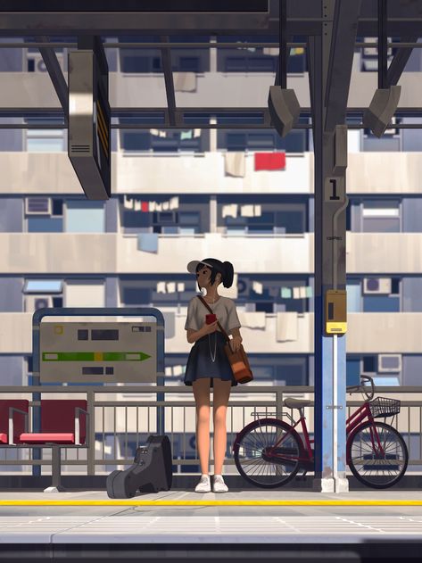 ArtStation - The Station, J Sau