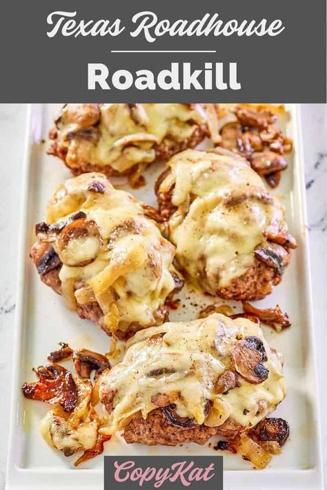 Texas Roadhouse Roadkill, Ground Meat Recipes, Hamburger Meat Recipes, Beef Casserole Recipes, Copykat Recipes, Texas Roadhouse, Copycat Restaurant Recipes, Hamburger Recipes, Recipes Crockpot