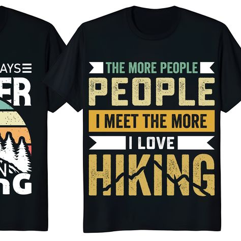 This is our new Merch by Amazon Best Selling Creative Hiking T-Shirt Designs Bundle. Are you looking for a professional custom creative t-shirt designer for your Print-On-Demand (POD) business or do you want an amazing one for your company, brand, or for any occasion, No worries, you are in the right place. We will make Copyright T-shirt Designs in Bulk for your store on Amazon, Etsy, Redbubble, Zazzle, Teespring, Teepublic, Printful, Spreadshirt, and other platforms. Contact us. E-mail:📩... Pod Business, Merch By Amazon, Creative T Shirt, Creative Tshirt, Design Bundles, Are You The One, No Worries, Print On Demand, Shirt Designs