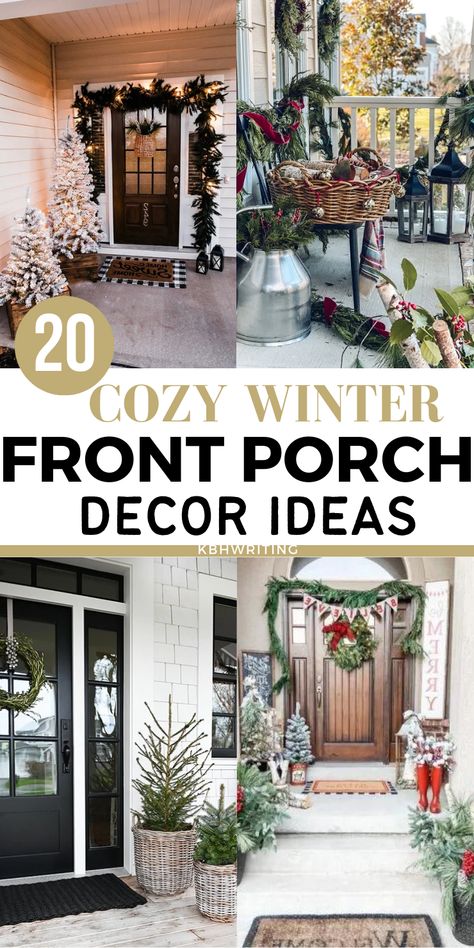 Transform your front porch into a winter wonderland with 25 snowy decor ideas! From cozy blankets to frosted wreaths, embrace the season's charm and create a welcoming outdoor space brimming with festive cheer. #WinterPorchDecor #WinterPorchIdeas #Outdoor Winter Porch Ideas Cold Weather, Front Porch Winter Decor Ideas Farmhouse, Cozy Farmhouse Porch, January Front Porch Ideas, January Porch Decorations, Front Porch Winter Decor Ideas After Christmas, After Christmas Front Porch Decor, Winter Porches Ideas, January Porch Ideas