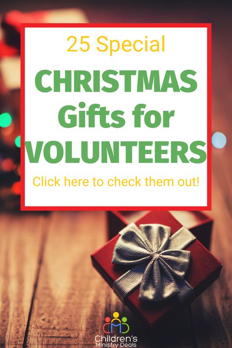 Christmas Gift Ideas For Your Volunteers Volunteer Holiday Appreciation Gifts, Classroom Volunteer Christmas Gifts, Volunteer Holiday Gifts, Library Volunteer Appreciation Gifts, Nursery Volunteer Gifts, Gifts For Volunteers Christmas, Church Volunteer Appreciation Gifts Christmas, Christmas Thank You Gifts For Volunteers, Volunteer Appreciation Christmas Gifts